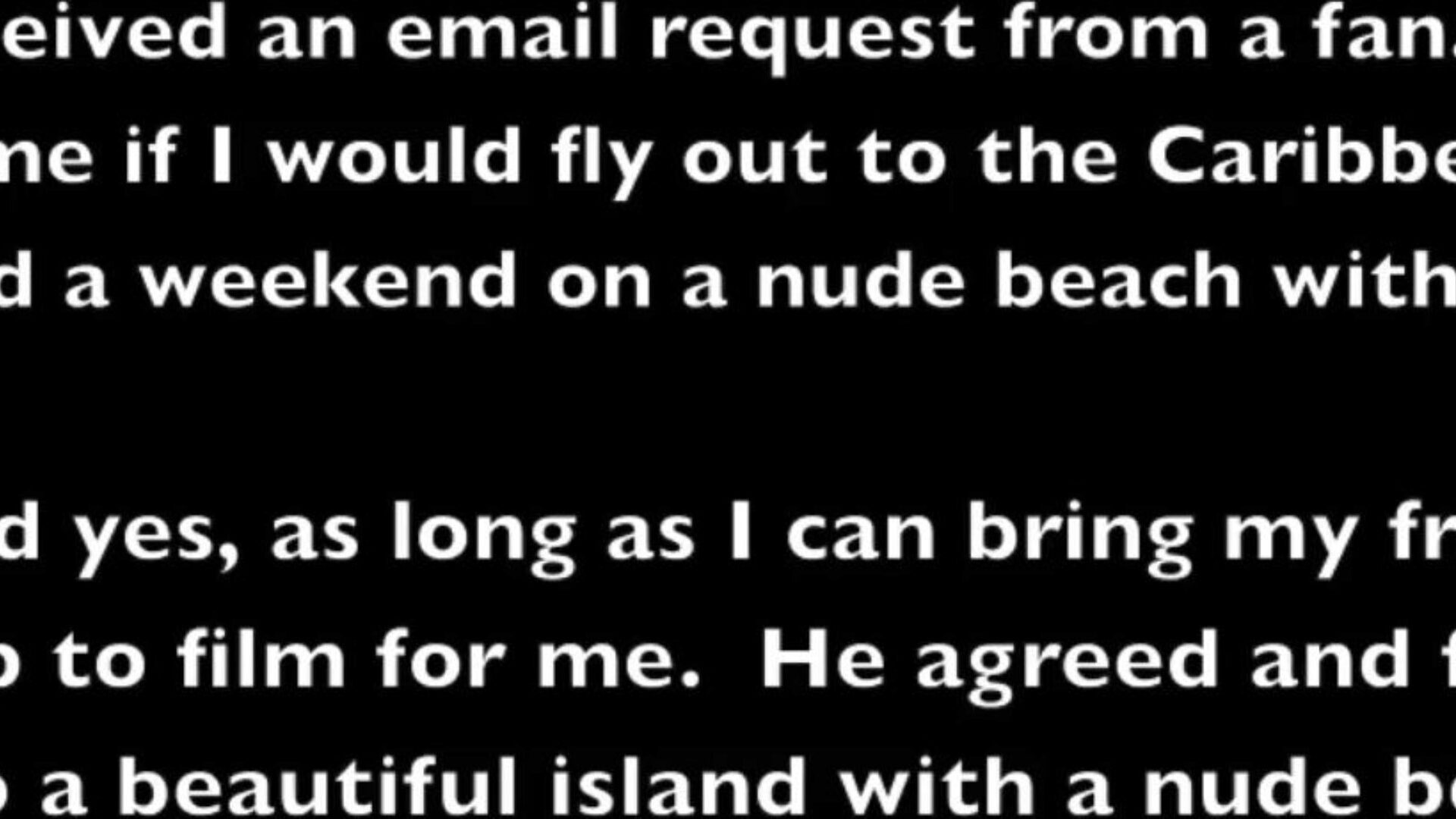 Helena Price - mes vacances à la plage nudiste dans les Caraïbes, partie 2 - se faire sentir par un homme noir!