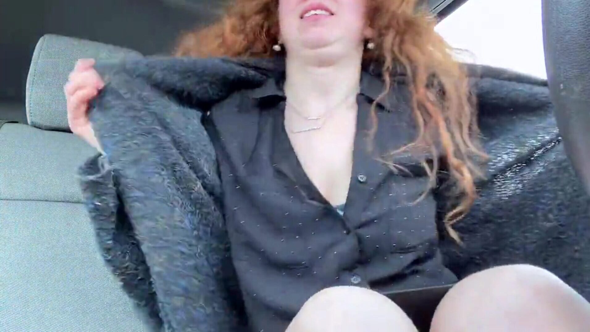 Redhead Milf Cums Big In Her Truck After Getting Laid Off1 Redhead Milf Cums Big In Her Truck After Getting Laid Off
